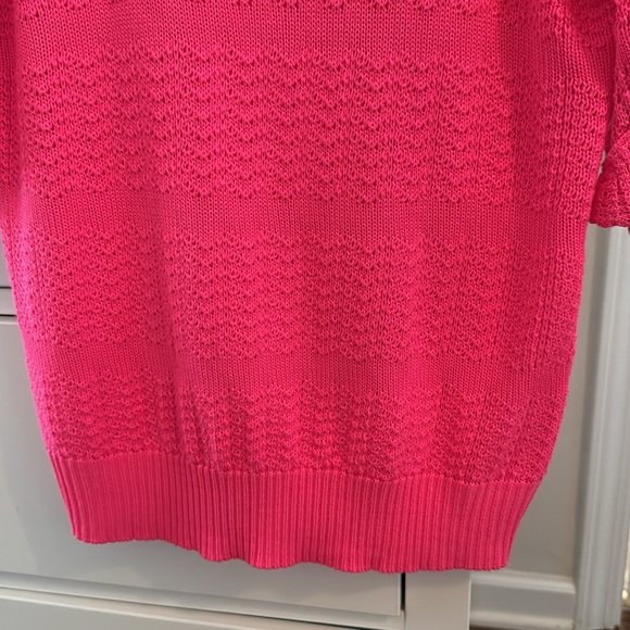 Lilly Pulitzer Hot Pink Knit Sweater - Picture 4 of 6